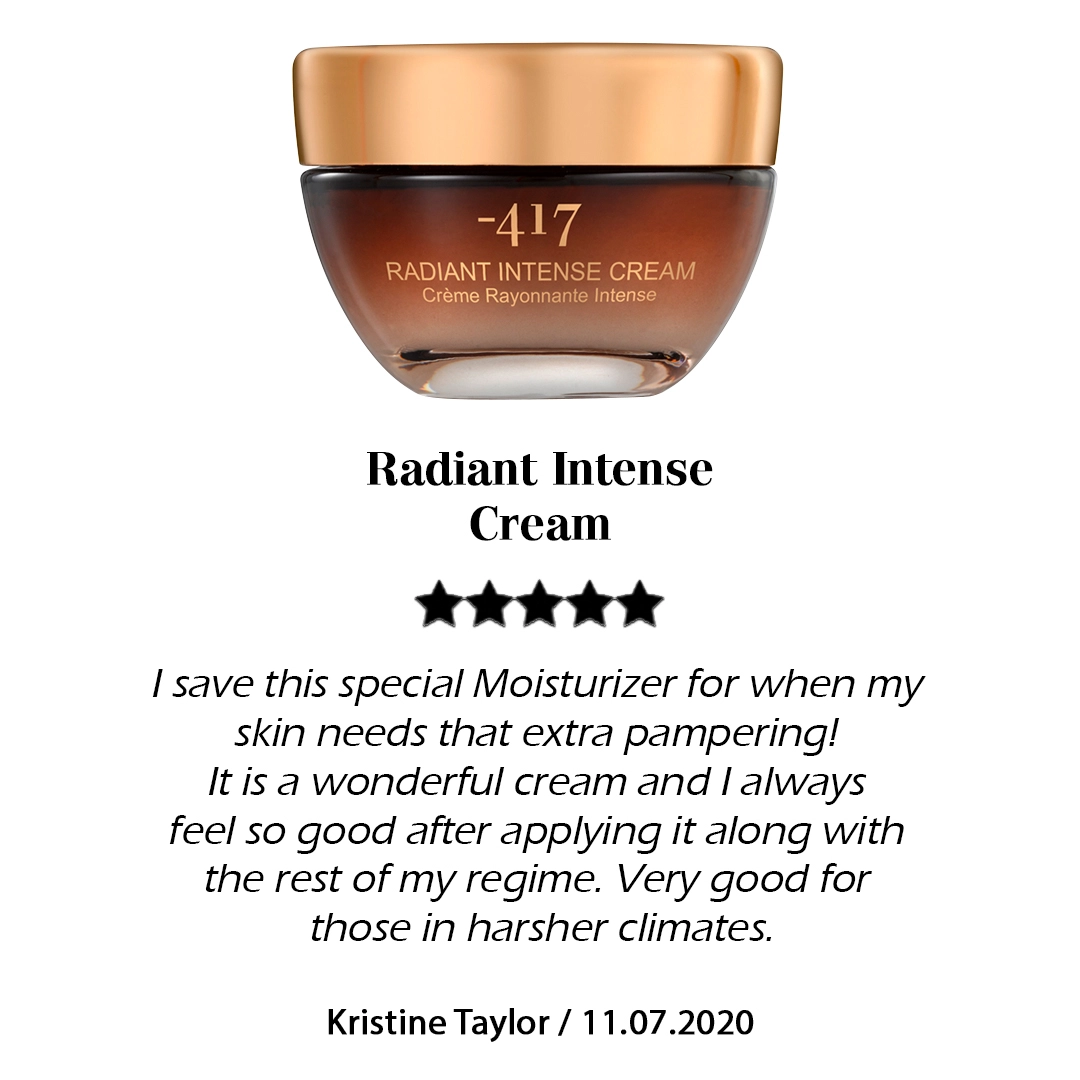 Radiant Intense Cream | Natural Skin Care | Minus 417